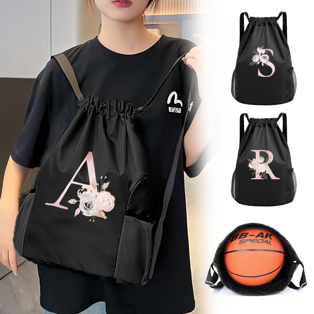 Dry Bag Waterproof - Czarna torba ze sznurkiem, plecak na